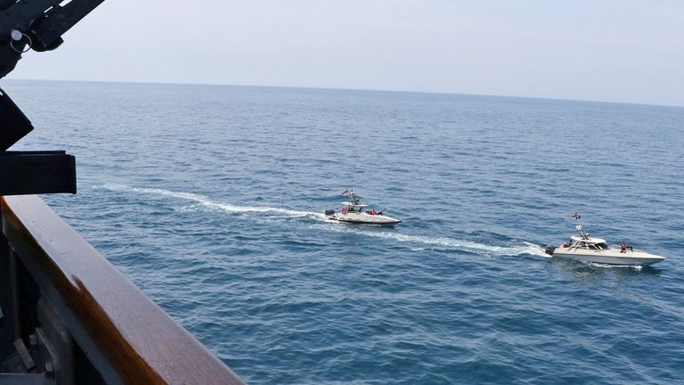 Iran hits back after Trump says US will shoot Iranian gunboats 'out of the water' Iran hits back after Trump says US will shoot Iranian gunboats 'out of the water'